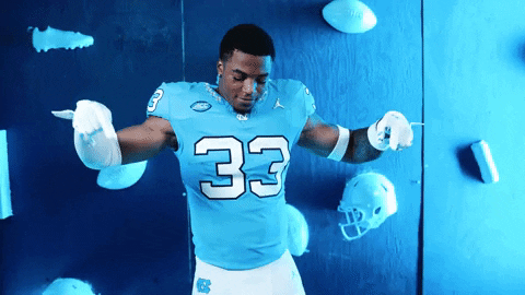 North Carolina Football GIF by UNC Tar Heels