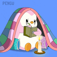 Pink Journaling GIF by Pudgy Penguins