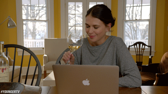Tv Land Drink GIF by YoungerTV