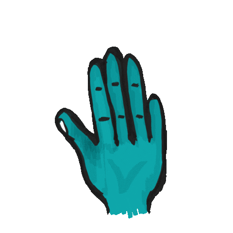 wave hello Sticker by Mary Rose Lytle