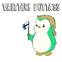 Penguin F1 Sticker by Abster