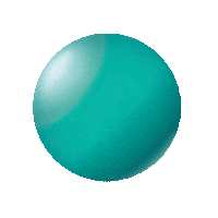 Tekua azul verde circulo tekua Sticker