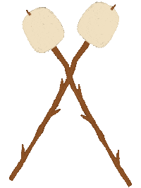 Fall Camping Sticker by littleevergreenco