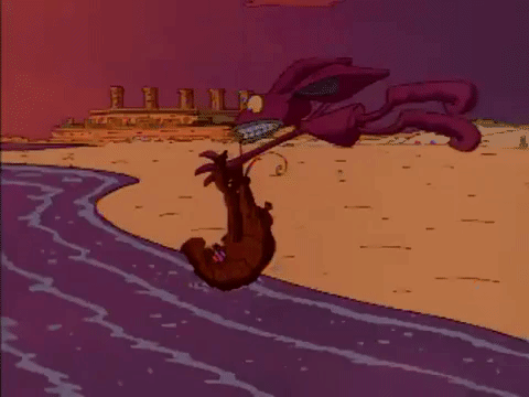 nickrewind giphydvr nicksplat aaahh real monsters giphyarm041 GIF