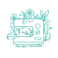 Sew Sewing Machine Sticker by Mad About Patchwork