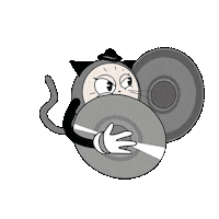 eliasmillerart happy music cat animation Sticker