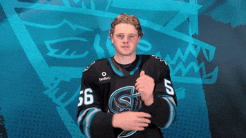 Flexing San Jose GIF by San Jose Barracuda