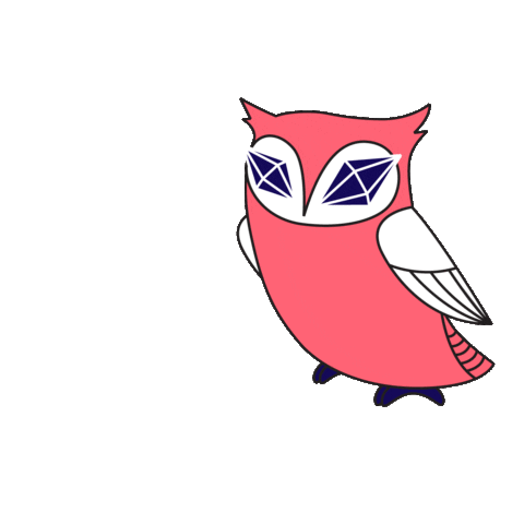 Owl Lucky7 Sticker by LUCKYCHOUETTE