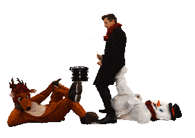 Christmas Diversion Sticker by Rick Astley