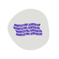 kmoworld human design manifesting generator human design by kmo kmo human design Sticker