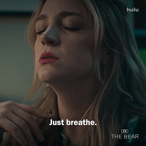 Breathe Fx Networks GIF by The Bear