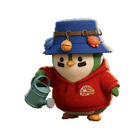 Flower Penguin Sticker by Zaddy
