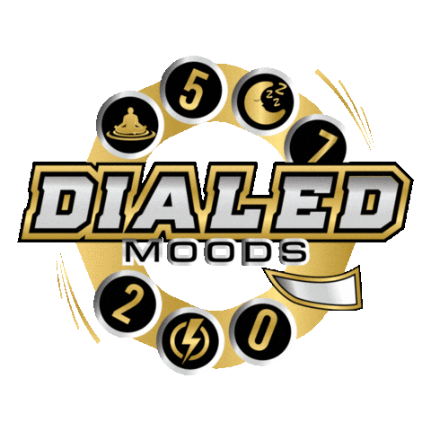 DialedMoods giphyupload happy wow mood Sticker