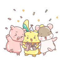 Friends Celebration Sticker by Milikumi