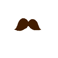 beard mustache Sticker