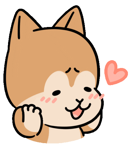 Dog Love Sticker by Ai and Aiko
