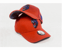 Capichecaps blue orange cap gorilla GIF