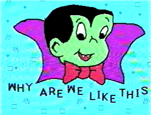 markvomit giphyupload glitch vhs vampires GIF