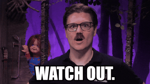Threatening Watch Out GIF by Dead Meat James