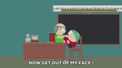 eric cartman leave GIF by South Park 