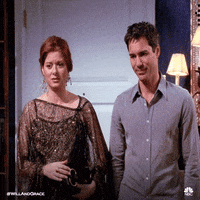 not me nbc GIF by Will & Grace