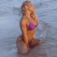 Water Beach GIF by Trish Stratus
