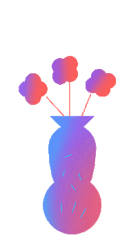 Flower Vase Sticker by bb_hlw