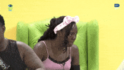 Bbnaija Sitting GIF by Big Brother Naija