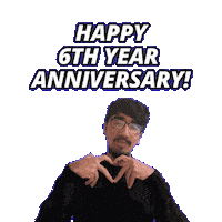 6Th Anniversary Sticker