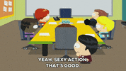 table group GIF by South Park 