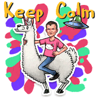 Keep Calm Vitalik Buterin Sticker by Cointelegraph Italy