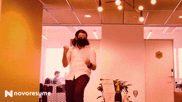 novoresume happy celebration friday rock on GIF