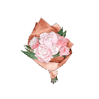 everydayflakesgifs roses bouquet flowerpower peonies Sticker