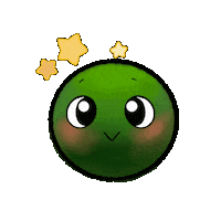 mossamigos inspiration inspired moss moss ball Sticker