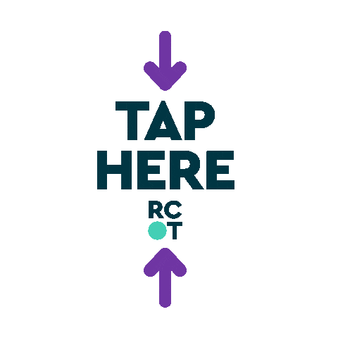 thercot giphyupload tap here therapy ot Sticker