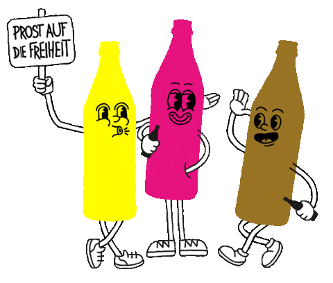 Bier Bierflasche Sticker by Unabhängige Privatbrauereien Österreichs