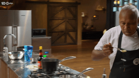 Robbie Cooking GIF by MasterChefAU