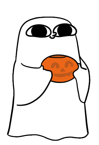 Halloween Ghost Sticker by KETNIPZ