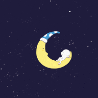 hellolovy friends star night sleep GIF