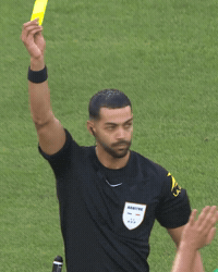 Card Referee GIF by AS Saint-Étienne