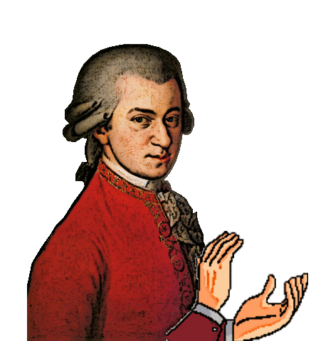 mozart Sticker by Beaumont Music