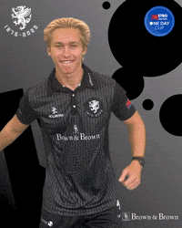 Fin Cricketer GIF by Somerset County Cricket Club