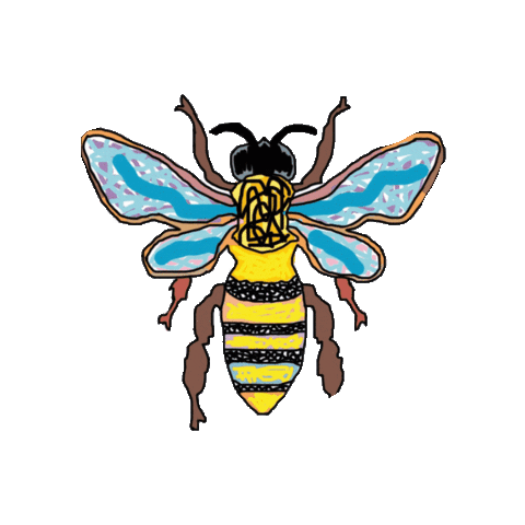 karmakollektivberlin giphygifmaker bee biene karmakollektiv Sticker