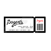 BogartsShows cincinnati live nation livenation music venue Sticker