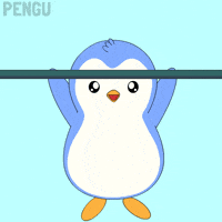 Workout Pull Up GIF by Pudgy Penguins