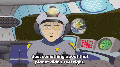 confused spaceship GIF by South Park 