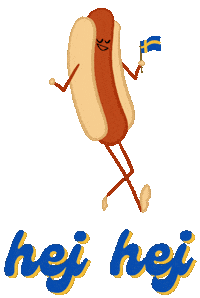 Hot Dog Swedish Sticker by mackelangelo