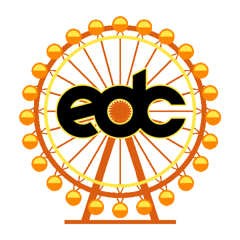 ferris wheel spin Sticker by Insomniac Events