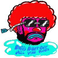 Sad Los Angeles Sticker by Nuttz