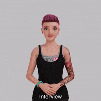 Avatar Interview GIF by Sign Time - SiMAX